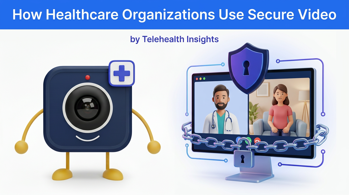 How Healthcare Organizations Use Secure Video for HIPAA-Compliant Telehealth